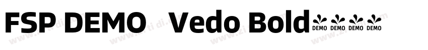 FSP DEMO   Vedo Bold字体转换